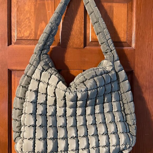 Free People Quilted Carryall Bag in Washed Sage (Green) - Picture 2 of 2